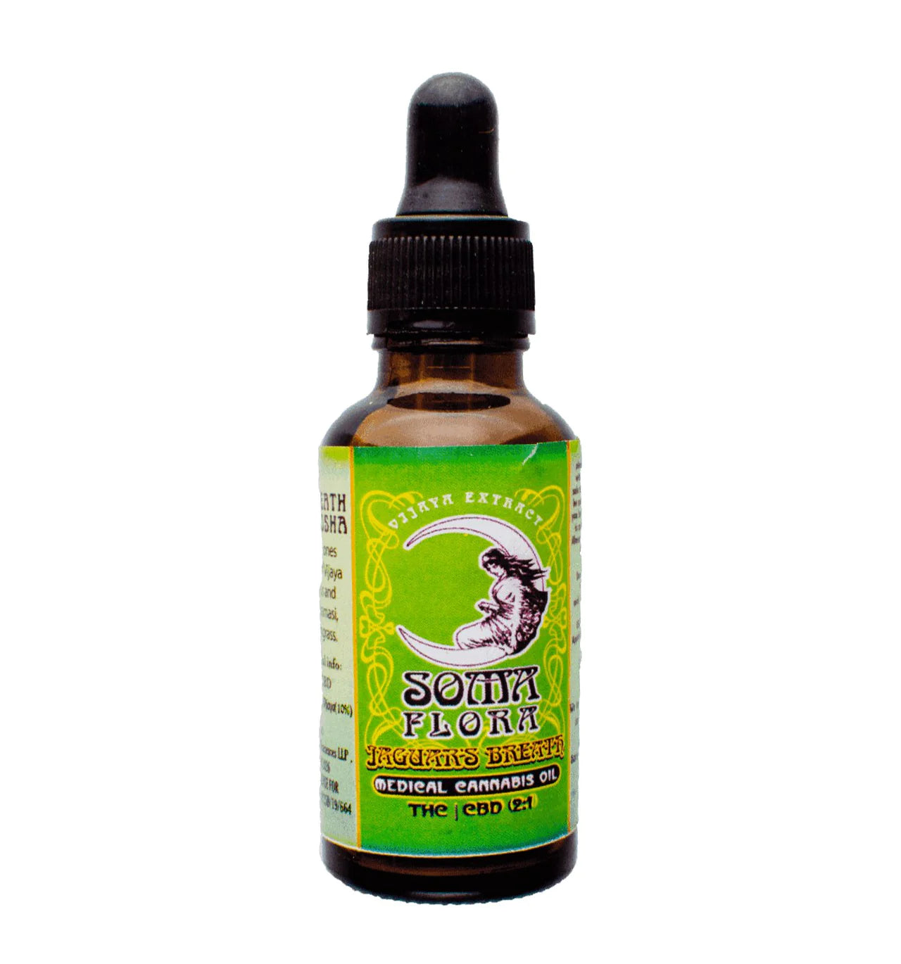 Soma Flora 'Jaguars Breath' 1:2 CBD : THC 1500mg Medical Cannabis Oil