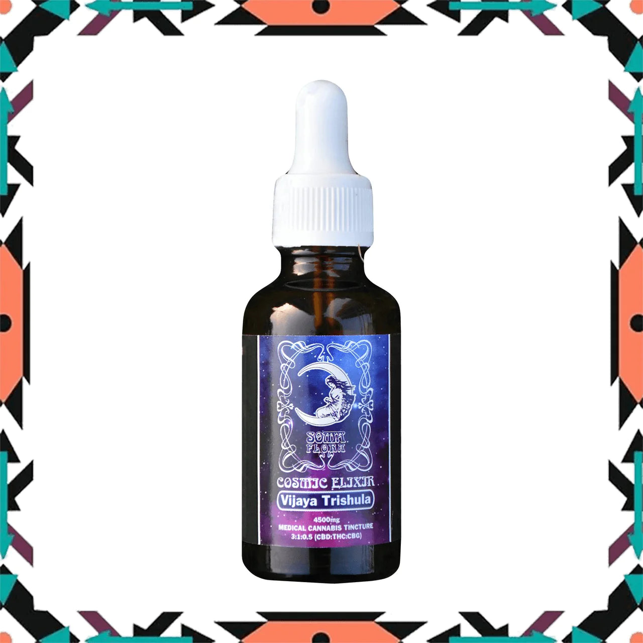 Soma Flora Vijaya Cosmic Elixir CBD: THC: CBG oil tincture 4500mg