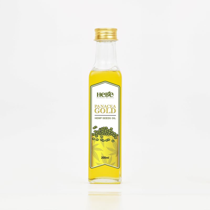 Hebe Panacea Gold | Raw Cold-Pressed Hemp Seed Oil